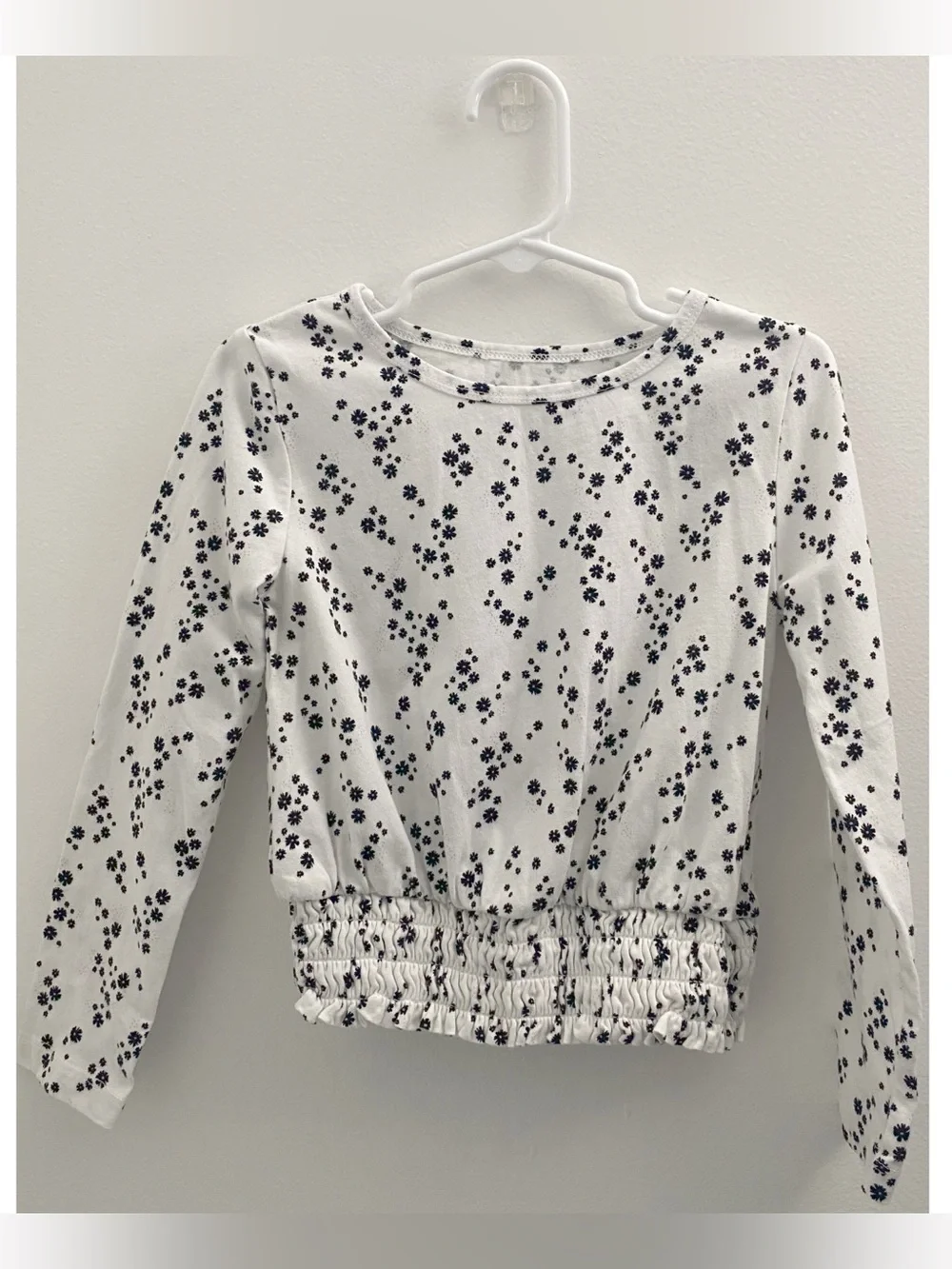 Carter's Long Sleeve Floral Print Shirt 100% Cotton Size 6